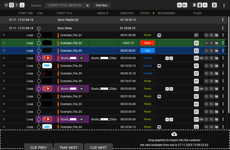 Automation - Channel rundown