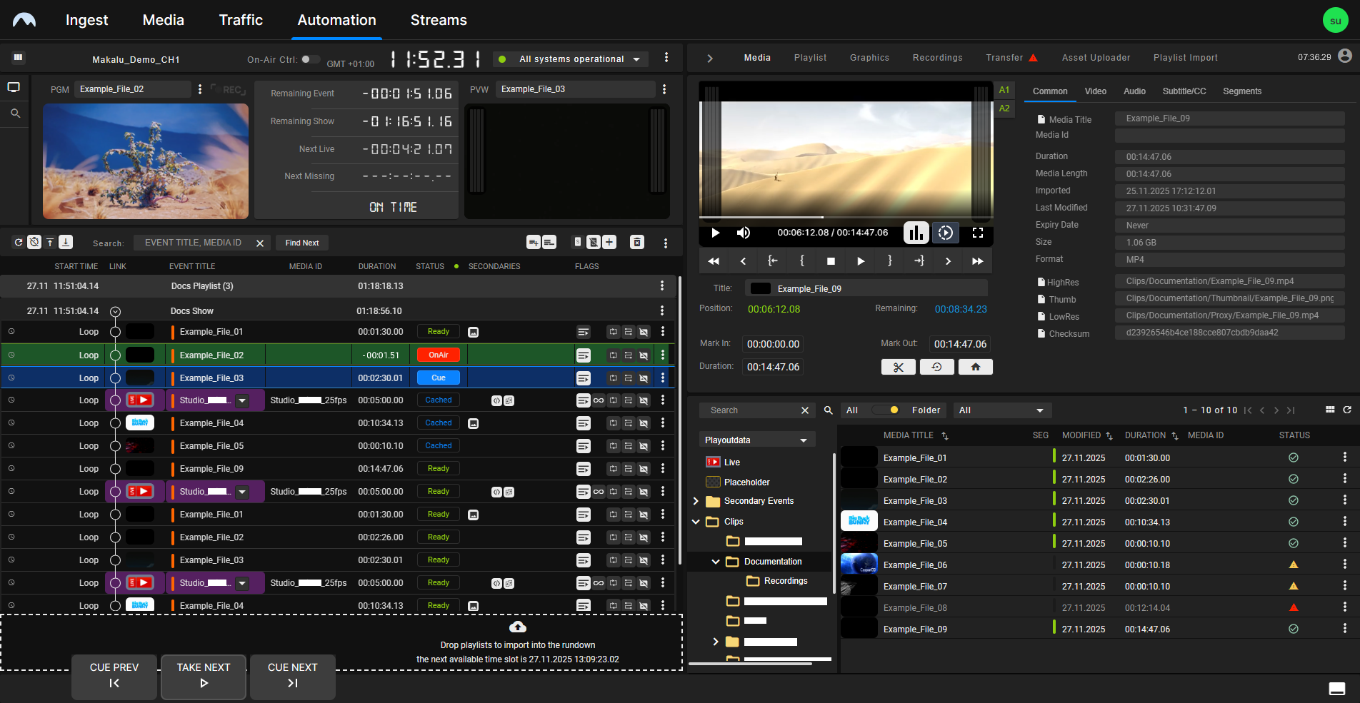 Automation - Default view