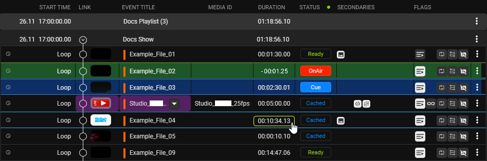 Automation - Open the Edit clip menu